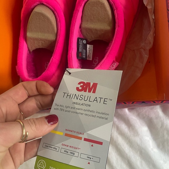 Last time here! New UGG Scuff Sis Pink Slippers Size 8 - Picture 8 of 8